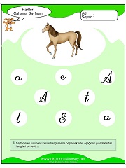 A Sesi Çalışma Sayfaları